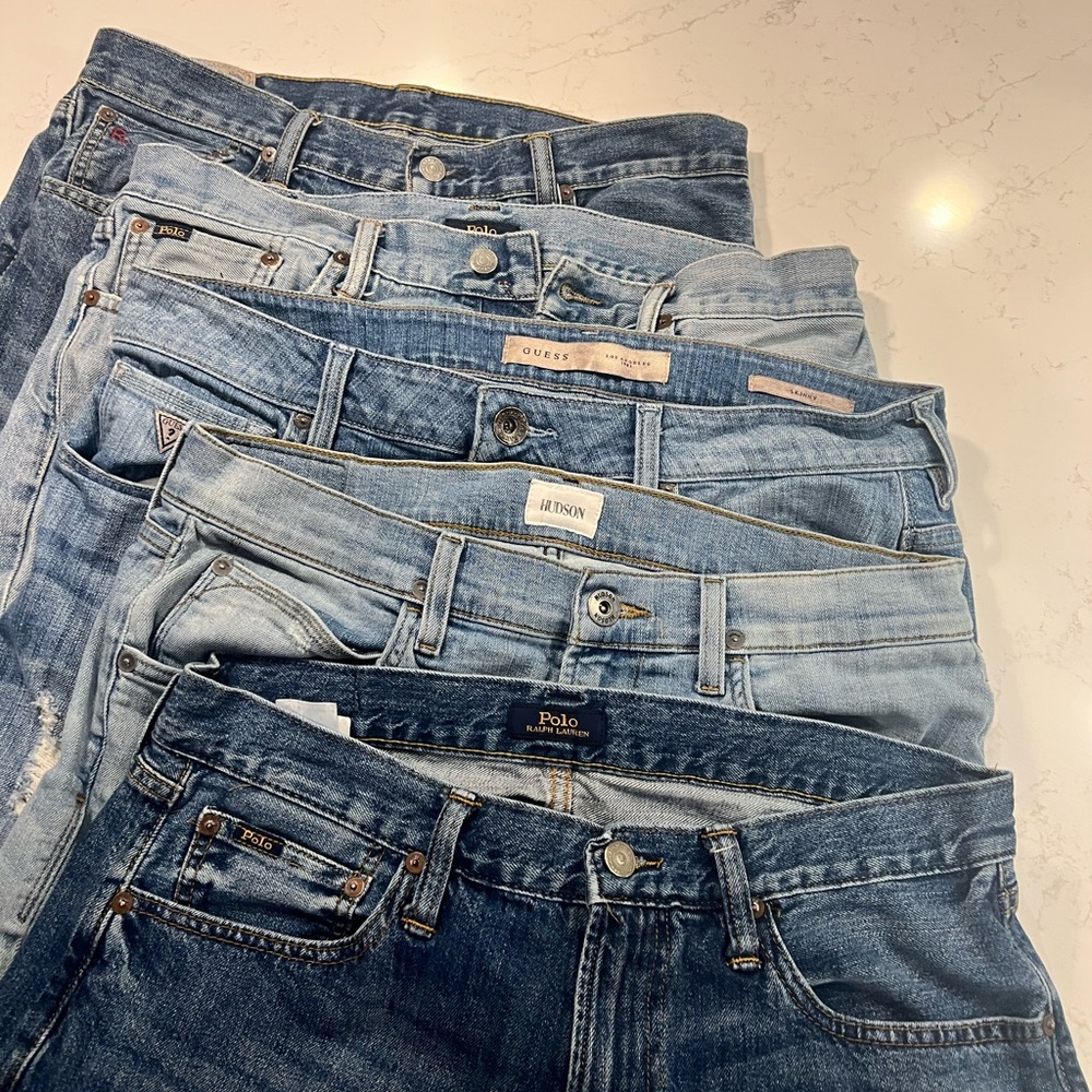 (The first pair)Polo by Ralph Lauren Blue Men’s  Jeans